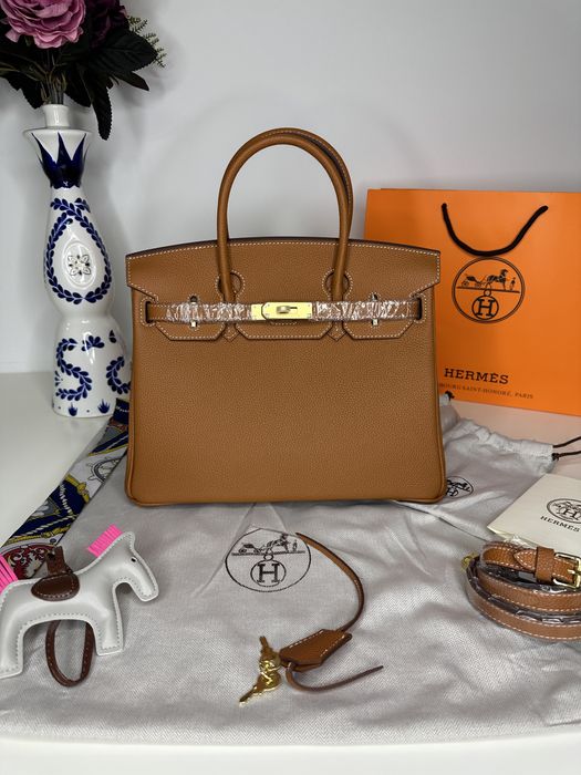 Geanta de lux HERMES Birkin 30 cm piele naturala 100% cadou c:2