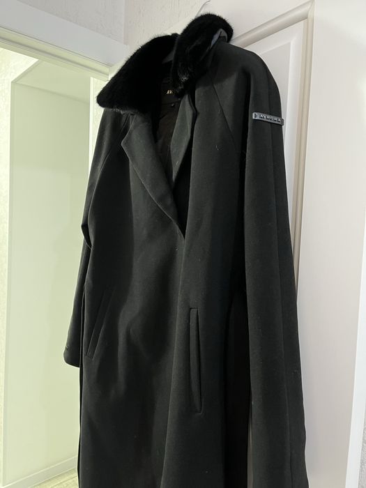 Пальто женское черное