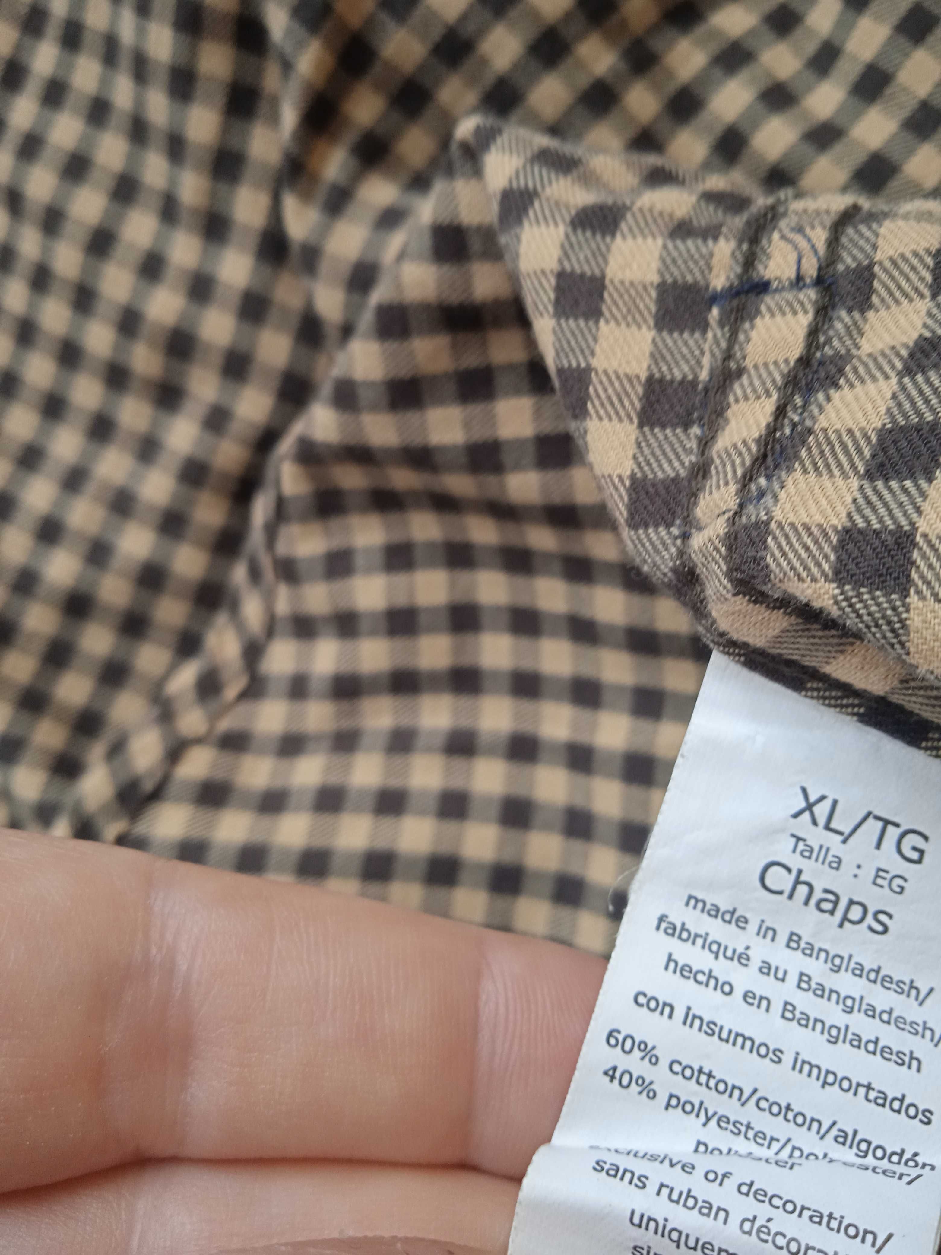 Chaps - 100% оригинална мъжка XL - XXL риза  с дълъг ръкав