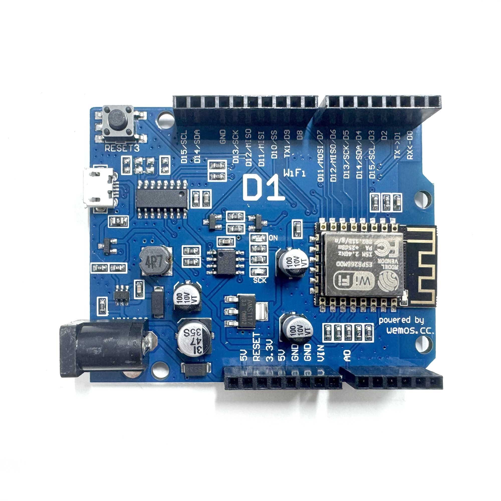 Контроллер с Wi-Fi WeMos D1 R2 на ESP8266 ESP-12E