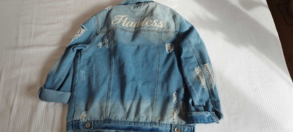 Дамско дънково яке М