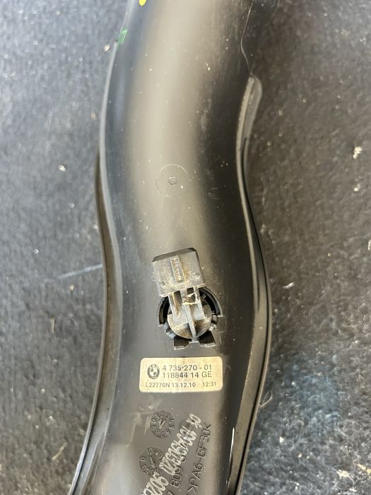 Маркуч (тръба) BMW F01/02 3.0d 245hp БМВ Ф01/02 245кс кулер всмукател