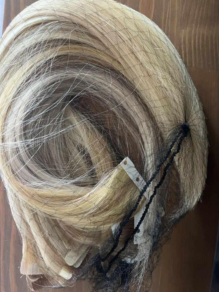 Extensii par Russian hair blond balayage