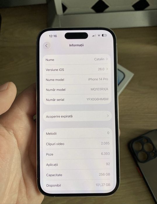 Iphone 14 pro 256 gb impecabil