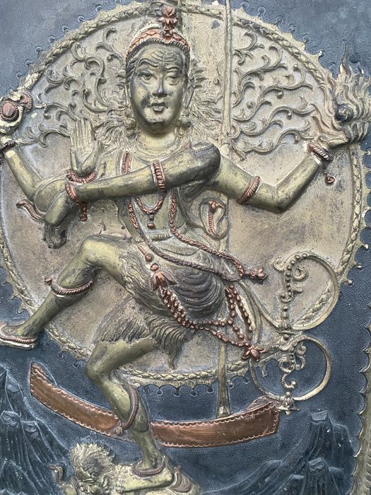 Vand tablou midel vintage cupru