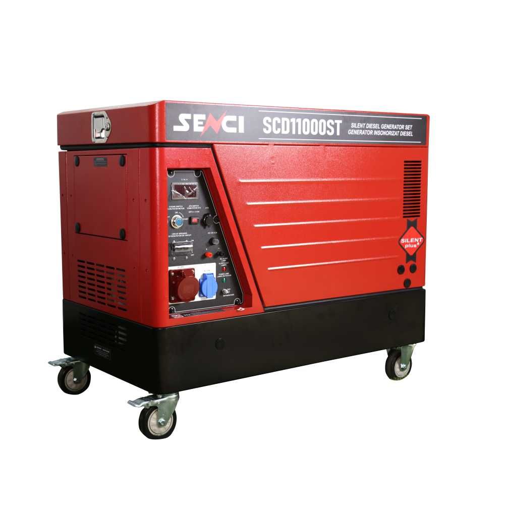 Generator de curent SENCI SC11000ST 400V 8,5kW Diesel cu ATS, SILENT