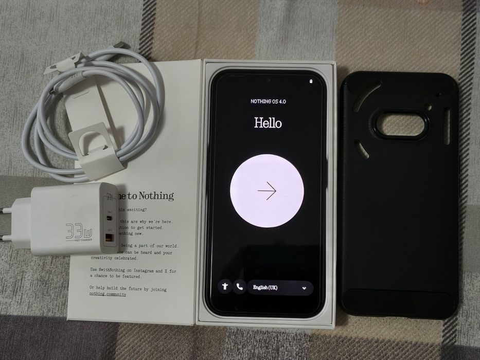 Nothing Phone 2a 8 Gb/128 Gb, Negru, Accesorii