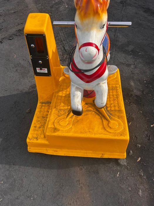 Атракцион качалка мотоцикл и лошадка