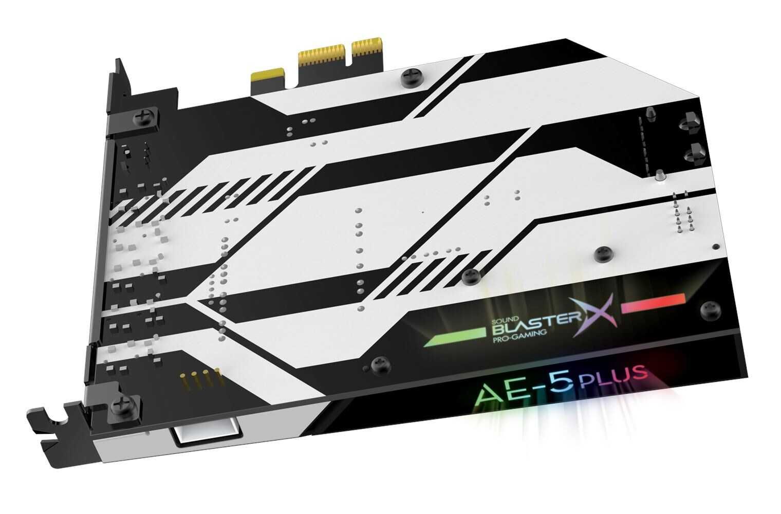 Звукова карта Creative Sound Blaster X AE-5 Plus Pure Edition/Xamp/RGB