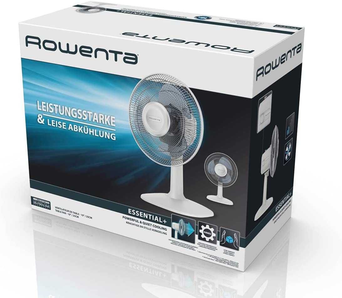 Нов Мощен Настолен Вентилатор Rowenta ESSENTIAL+ VU2310F0 с Гаранция