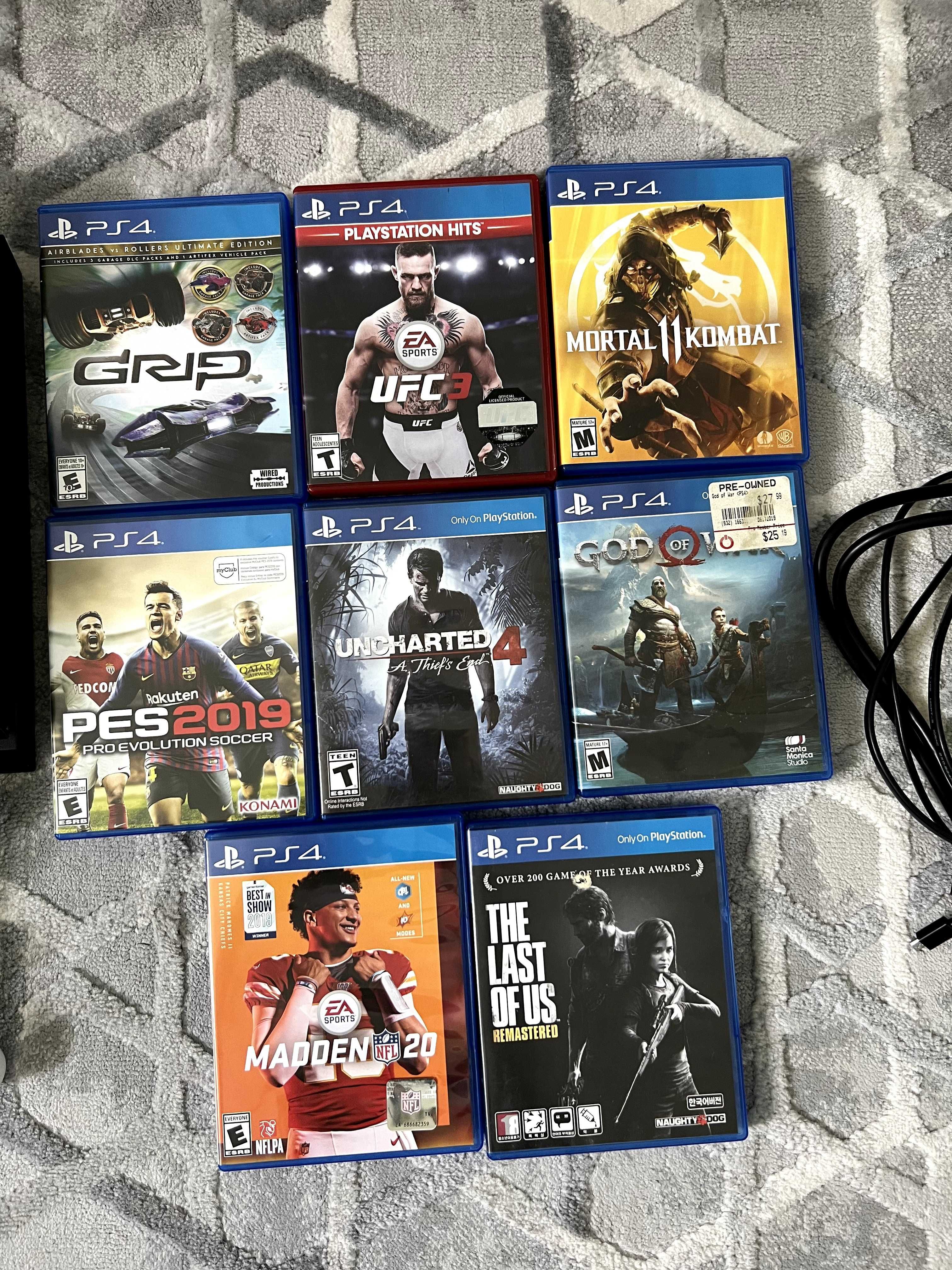 Playstation 4 (PS4) 500Gb | 2ta original Joystik va O'yinlar