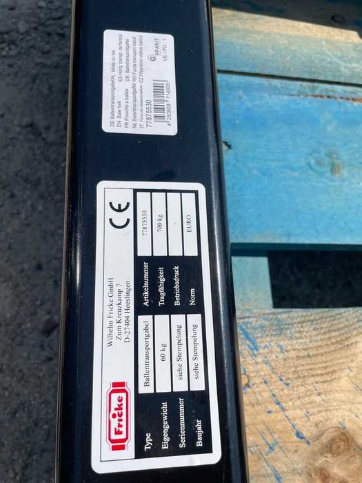 Furca de baloti cu tepuse de 110cm livrare rapida PRINDERE EURO