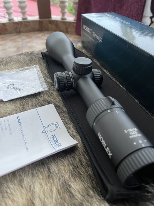 Luneta NOBLEX DOCTER(zeiss) NZ6 3-18X56 cu punt rosu noua