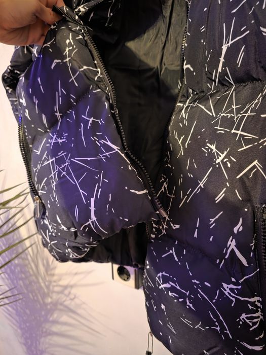 Зимно мъжко черно яке