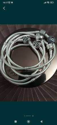 Brățară Pandora,argint 925,mărimi 21,20,19,18,17 cm