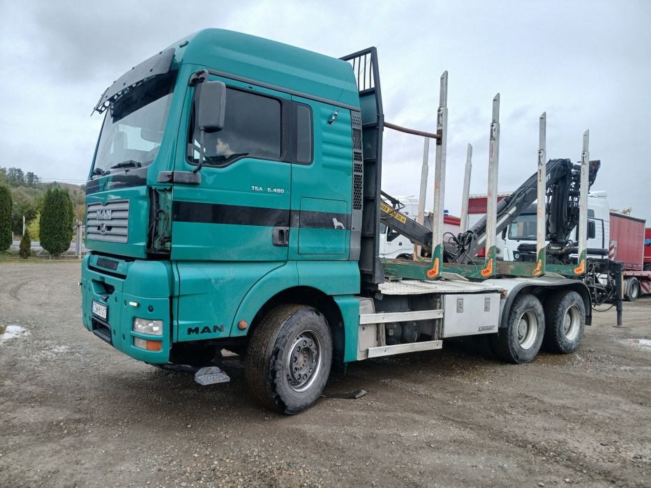 Vând macara forestieraRAR FACUT MAN TGA 480