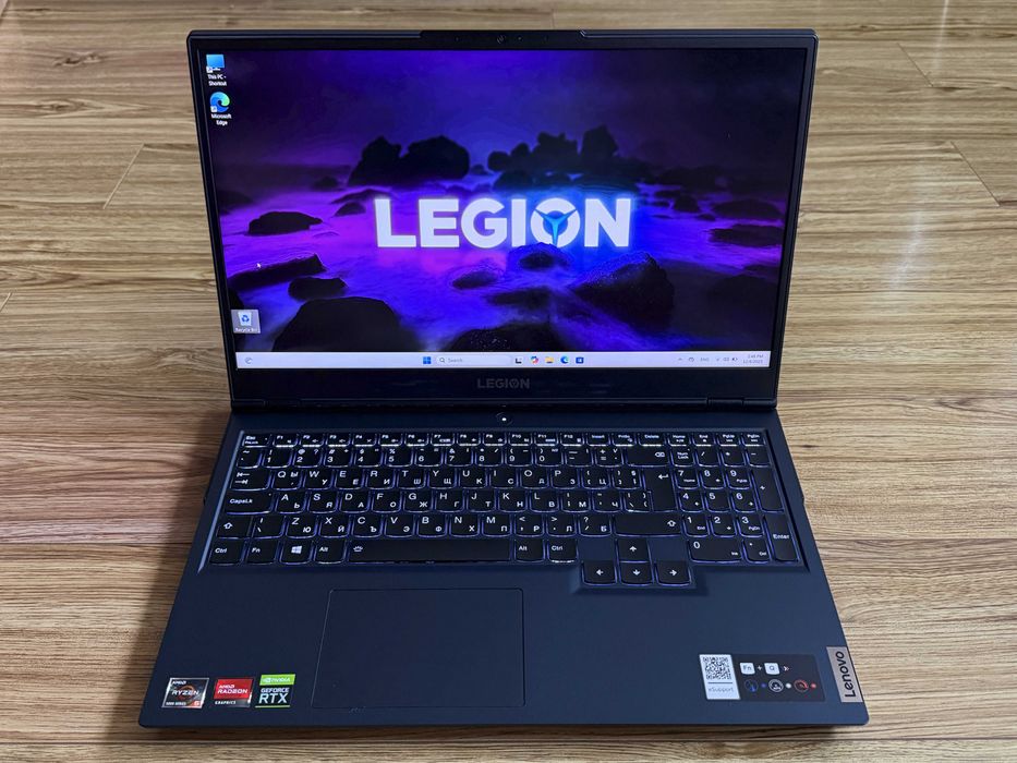 165Hz Legion 5`Ryzen 5600H/RTX 3070/32GB RAM/512GB SSD/Бат 6ч