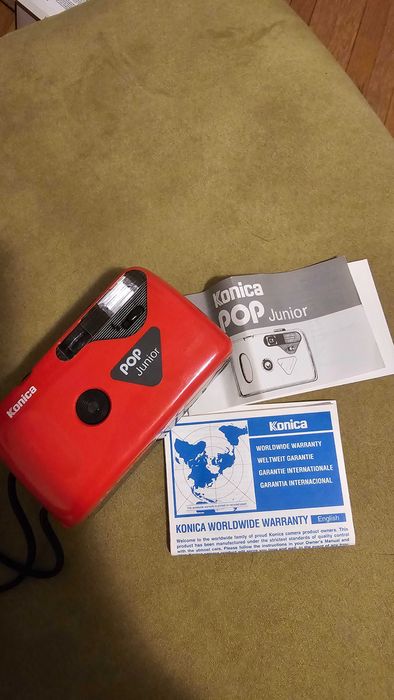 Konica pop junior roșu