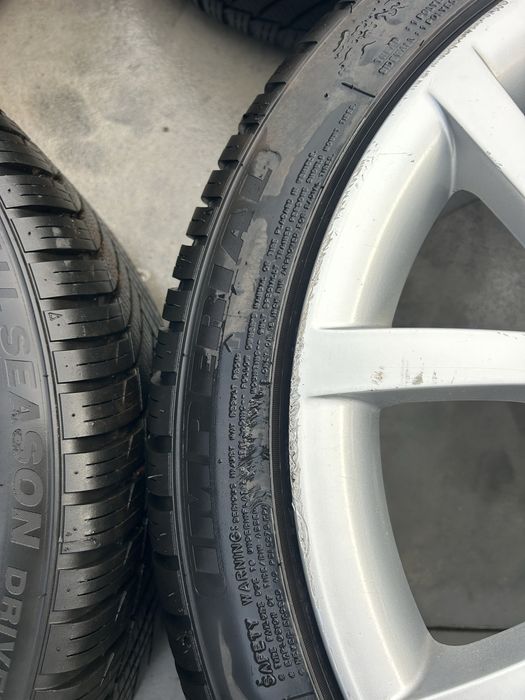 Jante Audi 18 cu anvelope de iarnă  235/40/18, dot 2022, 8,5J-et 29