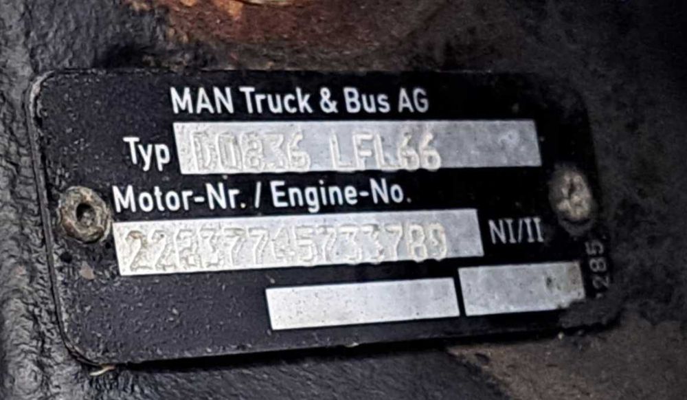 Motor complet camion MAN D0836 EURO 6 - Piese de motor camioane MAN