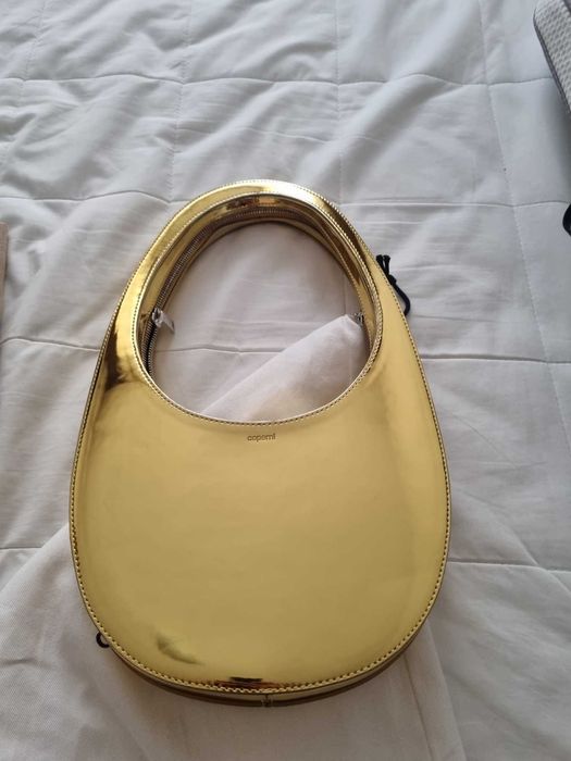 Оригинална чанта Coperni Metallic Swipe Bag (Gold)