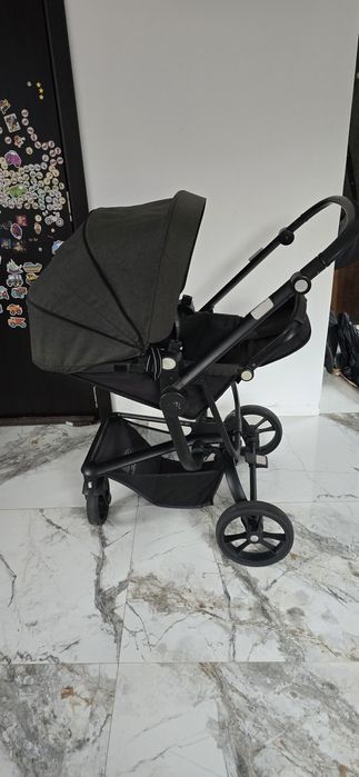 Тъмно сива Бебешка количка Cam Sport