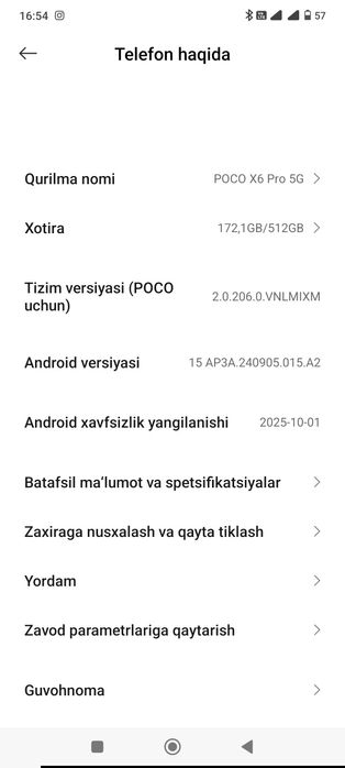 Poco x6 pro 5G 12+8 512 Gb