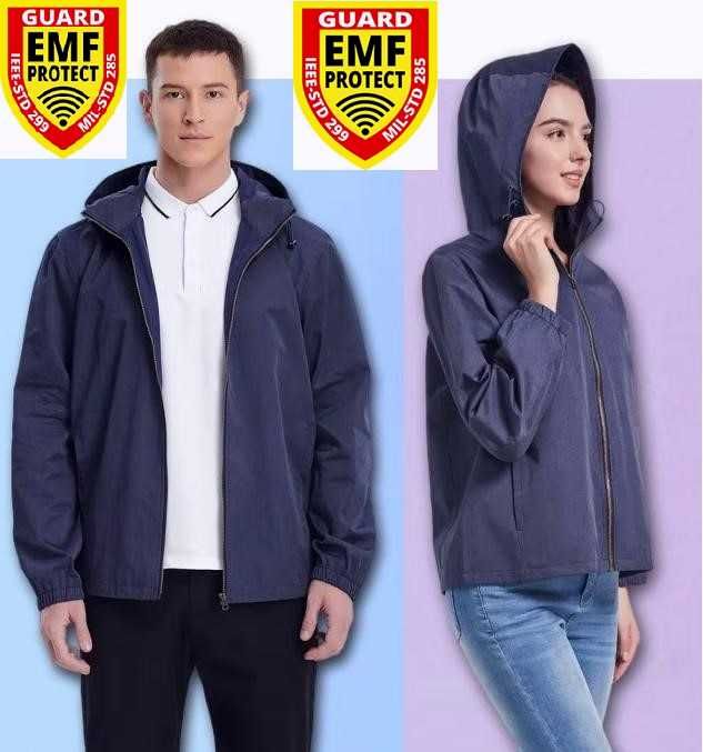 Екранирано Яке с Метални Нишки ЕМП Електромагнитен Щит EMP Излъчване