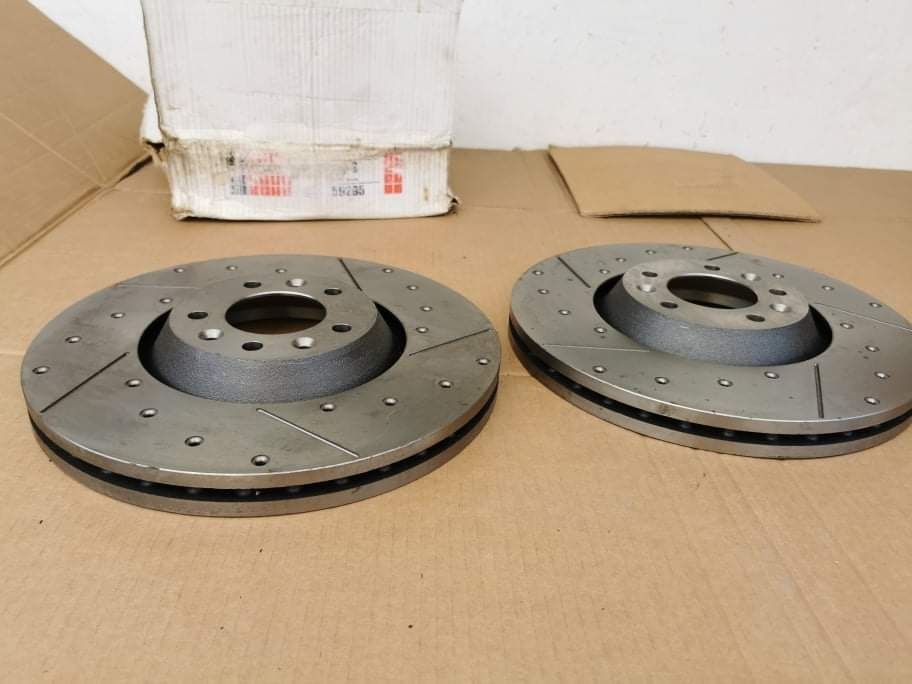 Discuri frana striate perforate Citroen C6 Peugeot 407