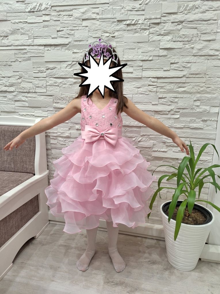 Нова официална рокля за момиче принцеса