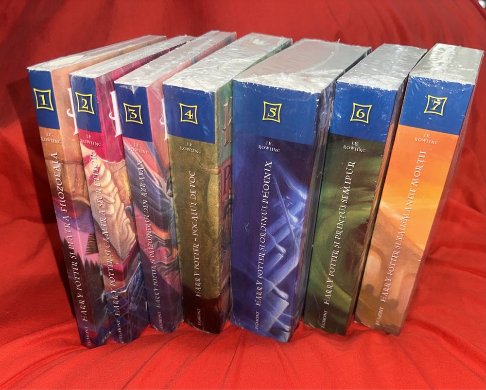 SIGILAT Harry Potter Egmont serie completa brosata