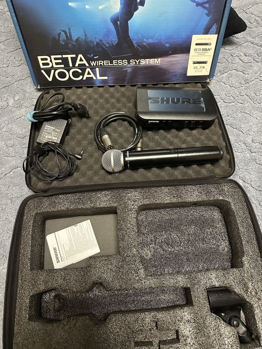 Vand microfon SHURE 58A / BLX4 K3E