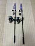 SET 2 Lansete Telescopice FL TELE CARP 3.90m 180G + 2 Mulinete AQ10000