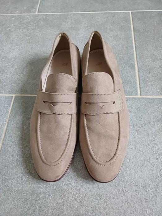 Pantofi noi piele intoarsa nepurtati cu eticheta H&M mas 42