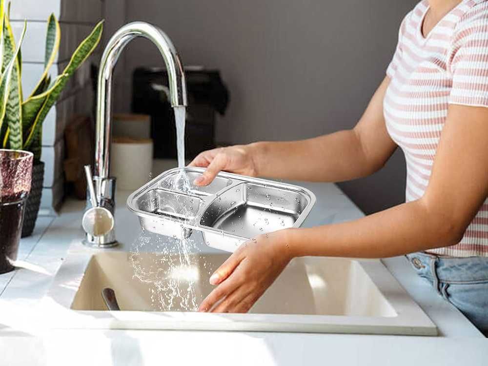 Кутия за затопляне на обяд за 12 или 220V INOX