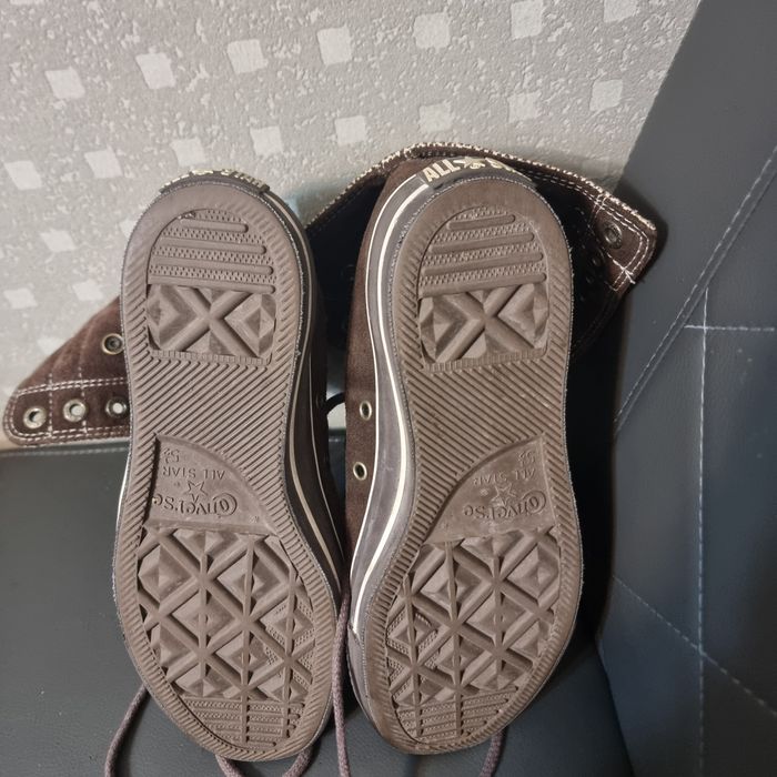 Tenesi Converse All Star piele intoarsa