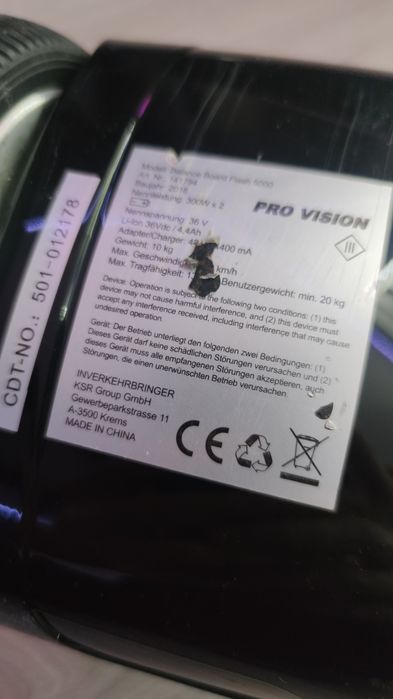 Hoverboard pro vision