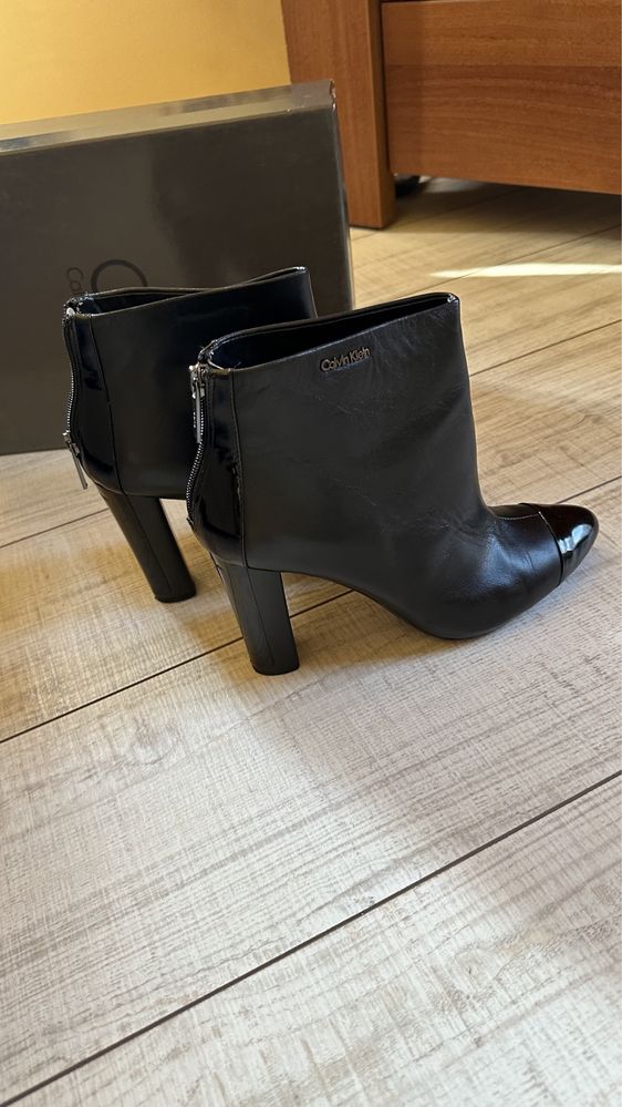 Botine piele Calvin Klein