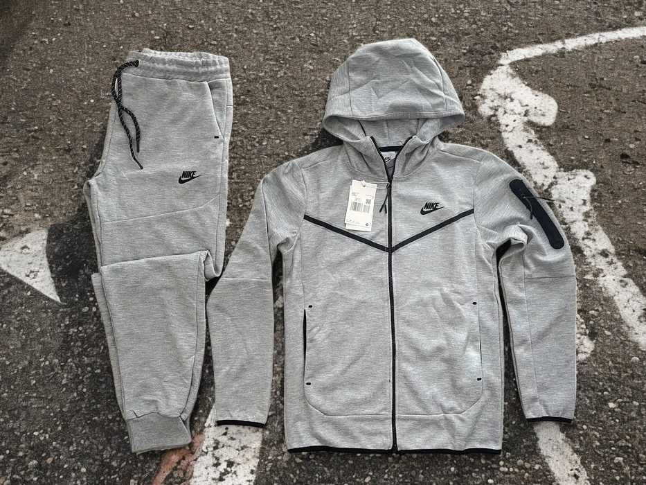 Trening Nike Tech Fleece Gri - Set Complet - Bumbac 100%