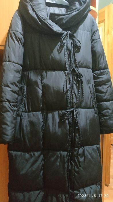 Пальто зимняя стёганая