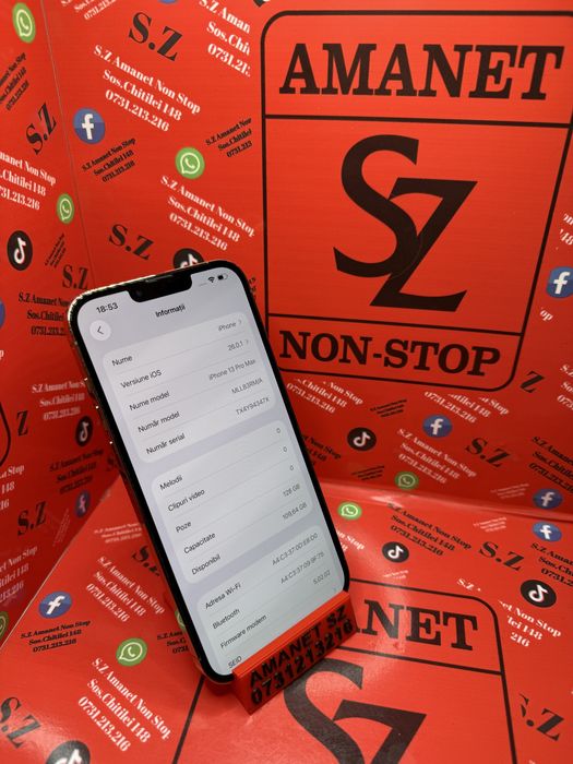 Iphone 13 Pro Max 83% Baterie Amanet SZ Non Stop