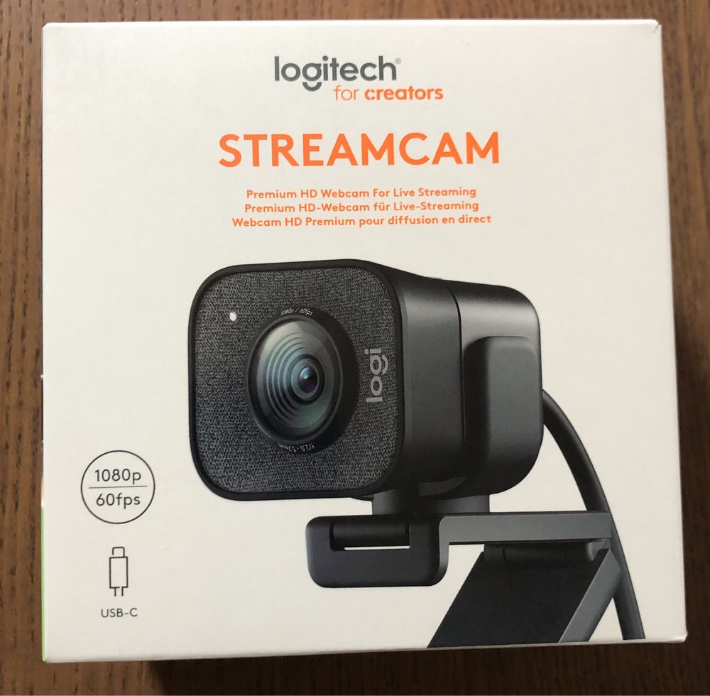 Camera web Logitech StreamCam, USB-C.