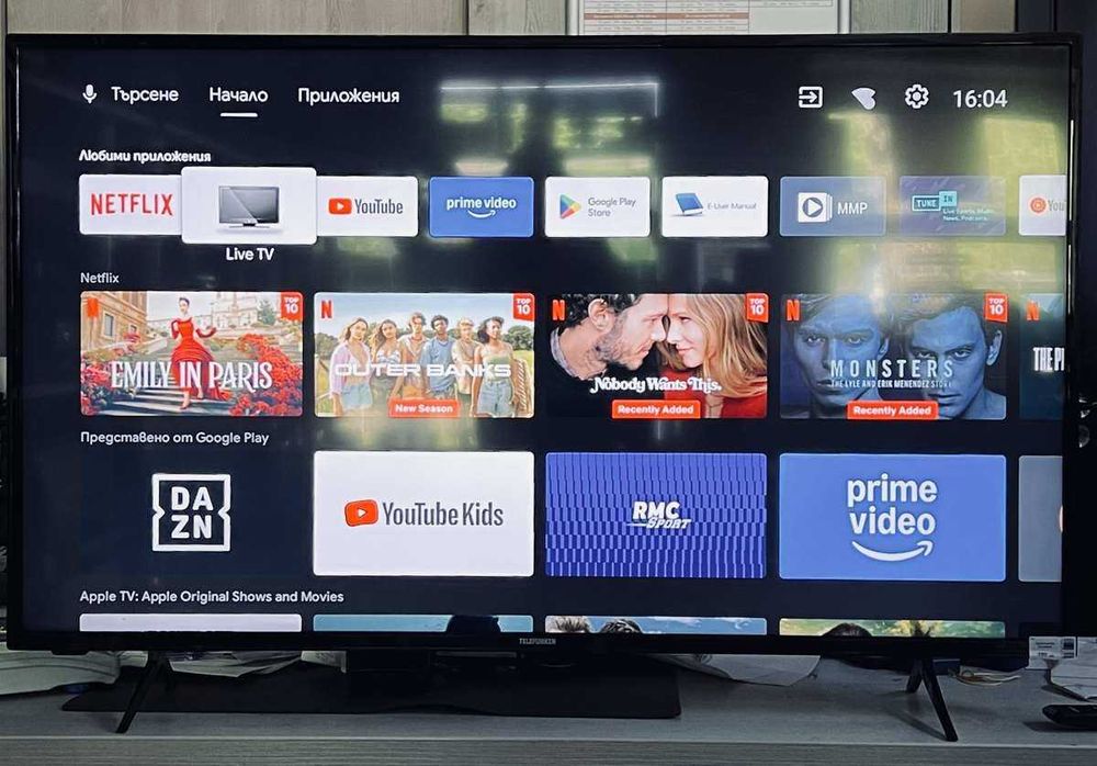 Телевизор 50' Telefunken Android 4k ultra hd