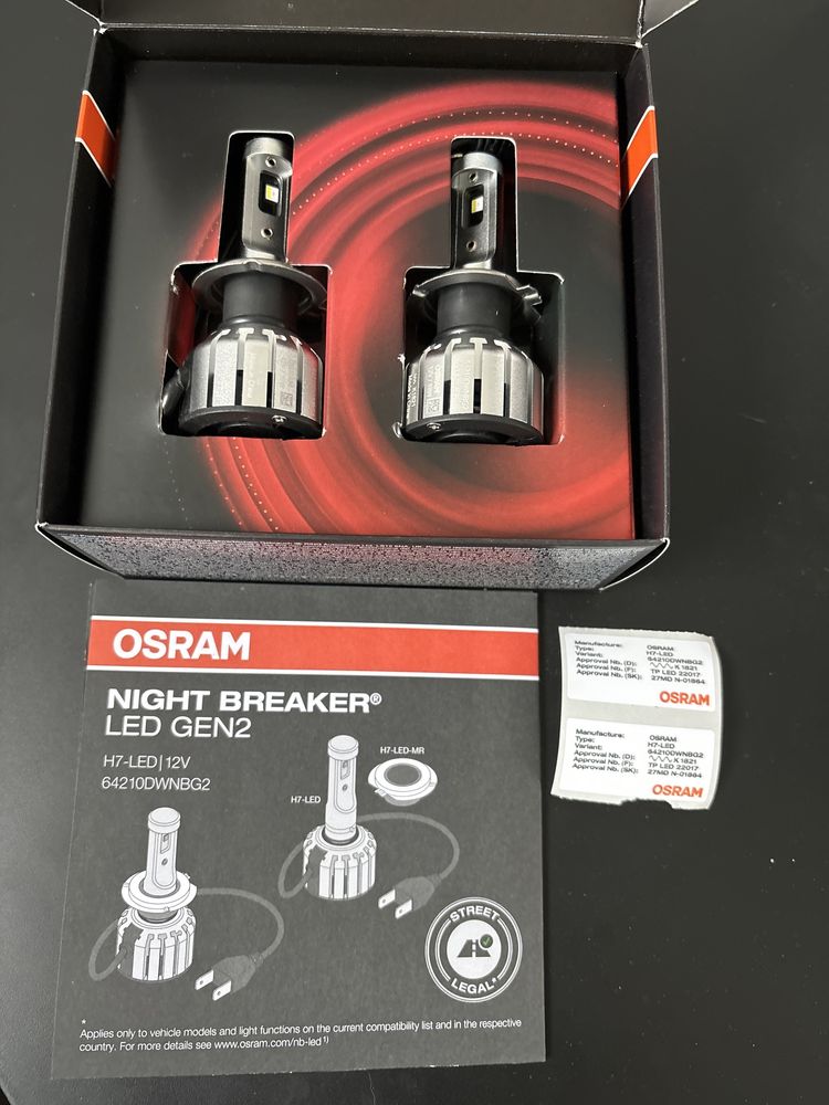 kit H7 LED Osram Night Breaker Gen2