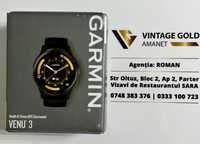 Smartwatch Garmin Venu 3 GPS Wi-Fi Nou Amanet Vintagegold Roman