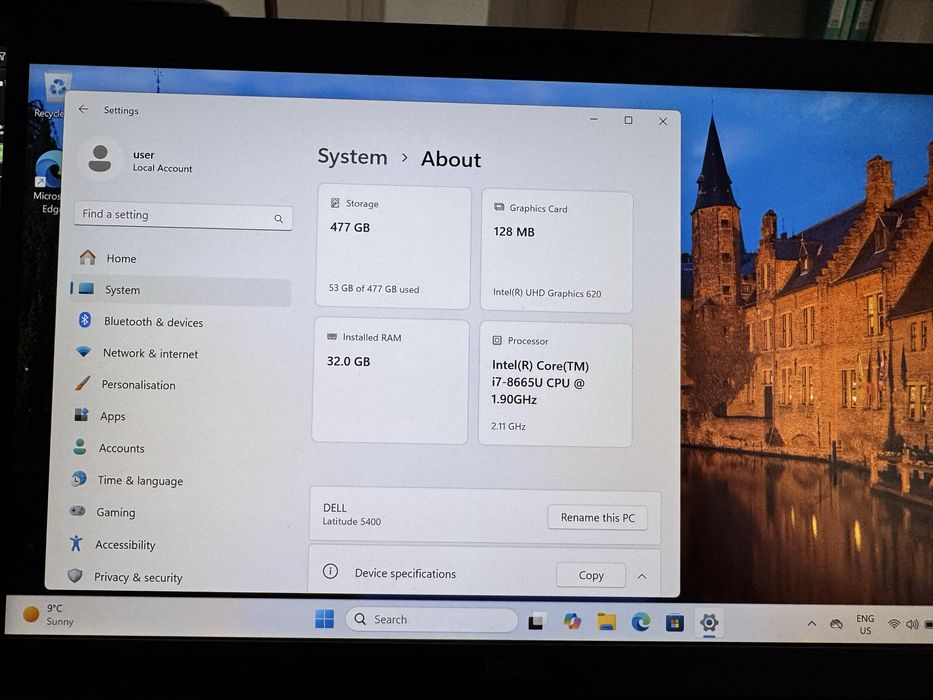 Laptop Dell Latitude 5400