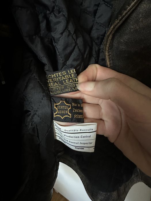 Geaca piele naturala vintage