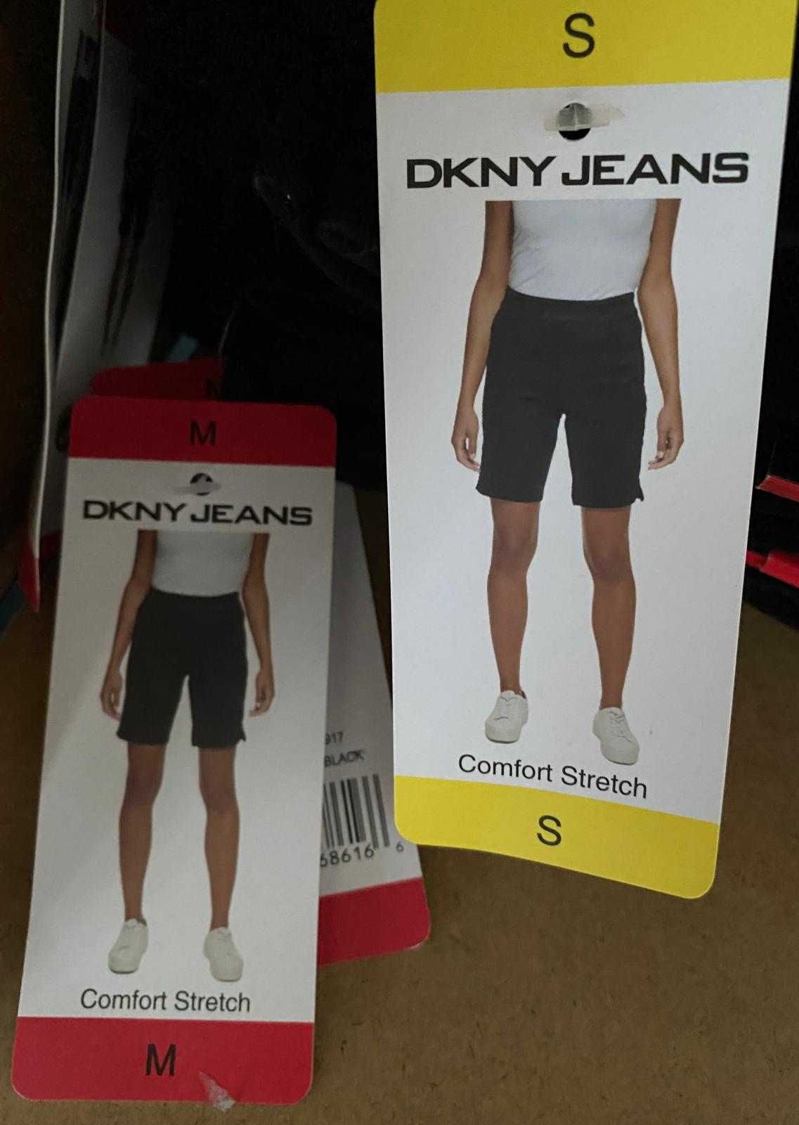 Pantaloni scurti DKNY Jeans elastici confortabili pentru damă S, M