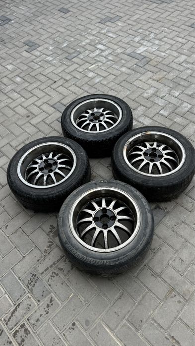 Титановые диски на Ауди 80