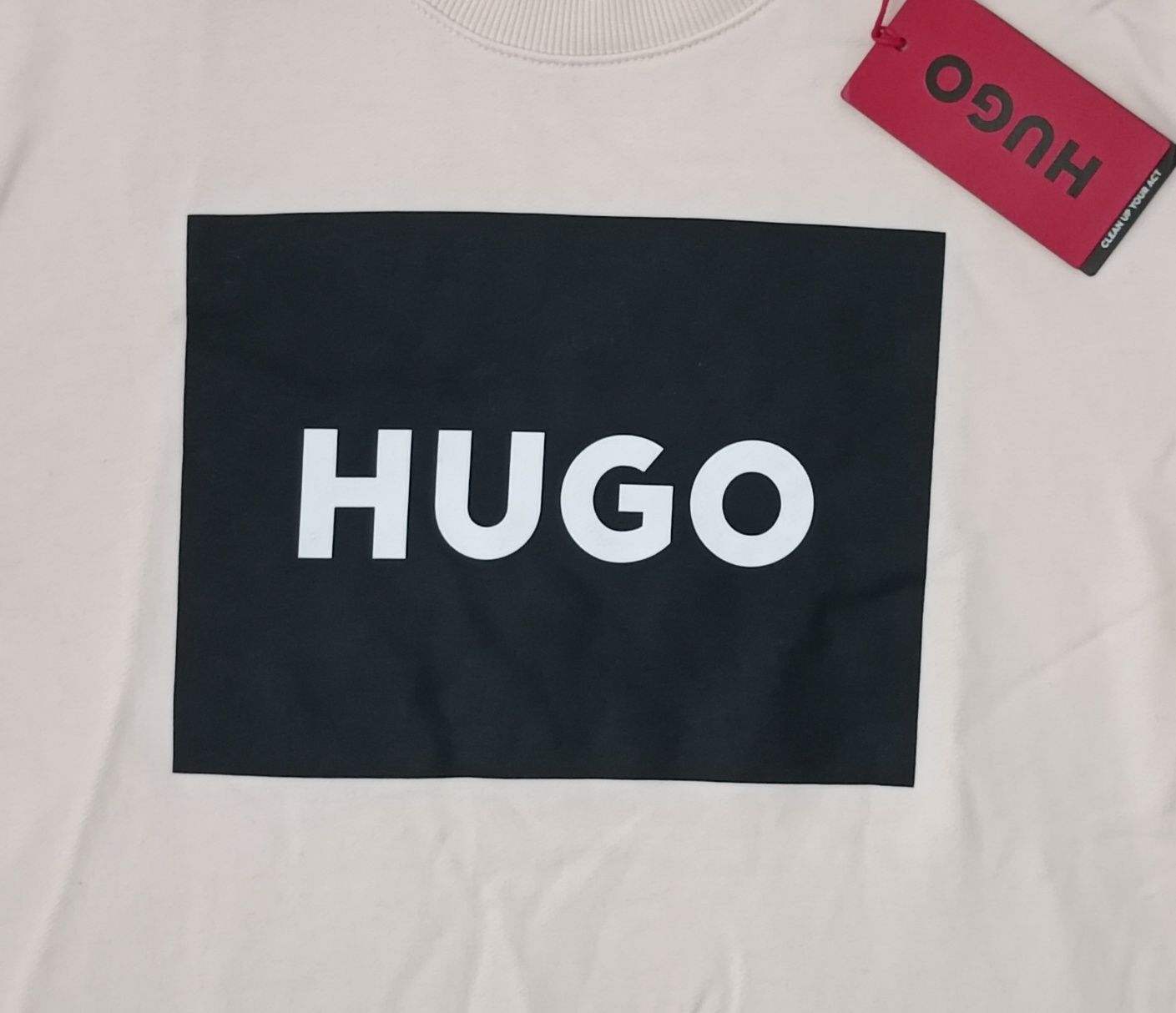 Hugo Boss Sweatshirt оригинално горнище M Бос памучен суичър Duragol